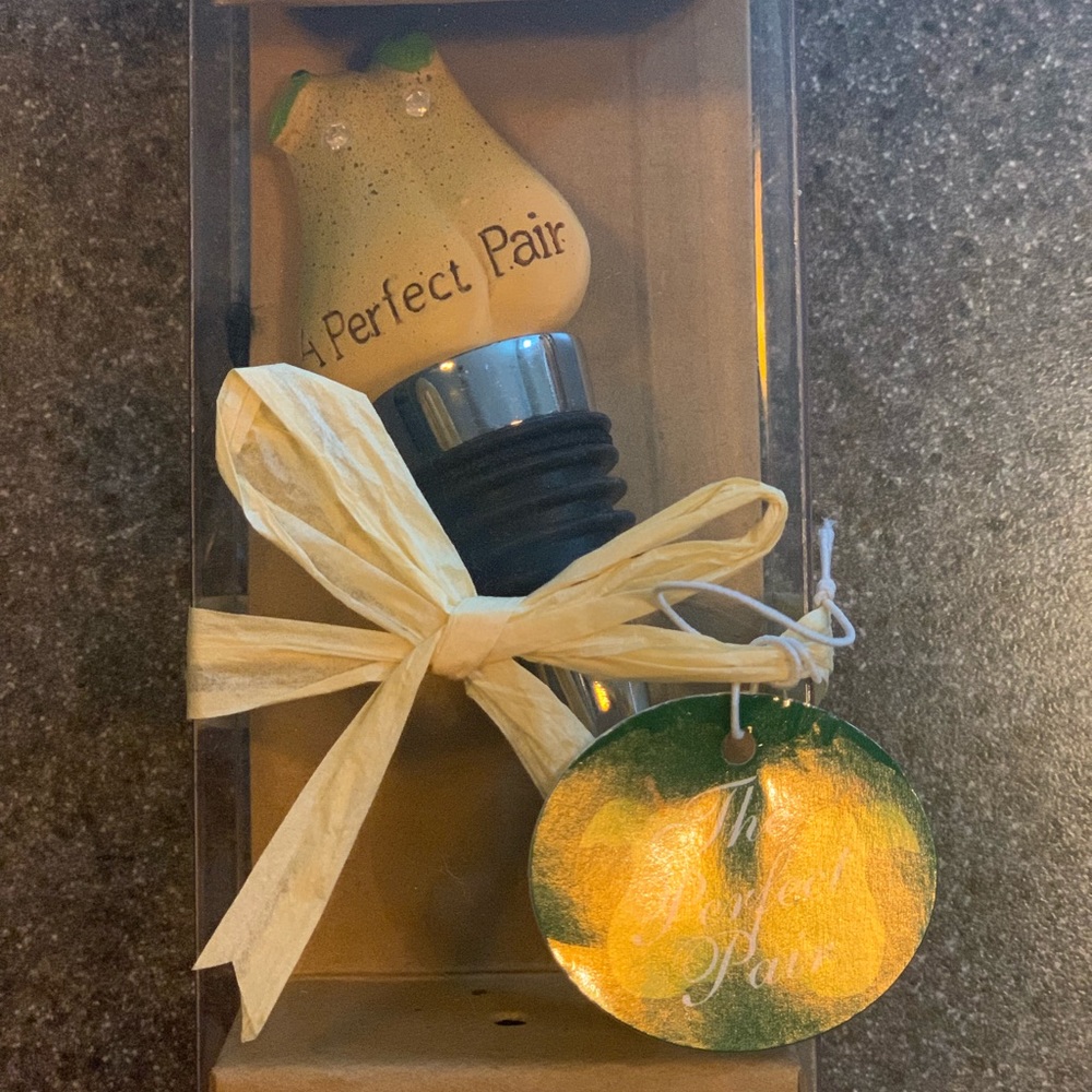 9 boxes of ‘A Perfect Pair’ wine bottle stoppers.